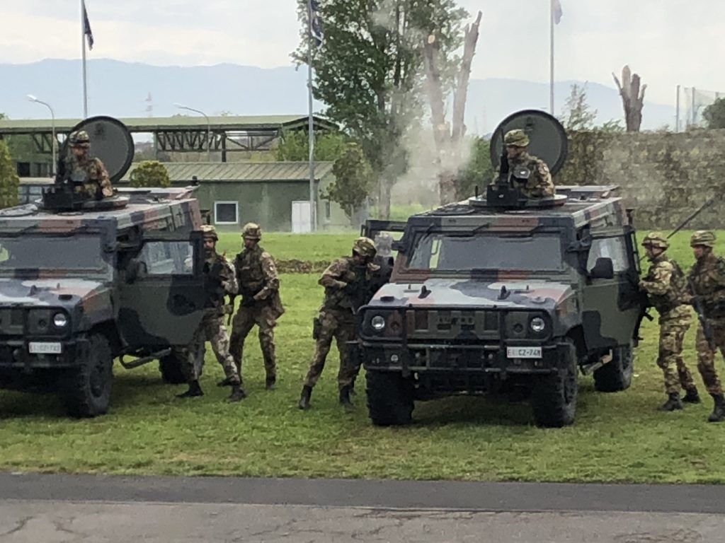 Esercito italiano dimostrazione - Foto Ofcs.report