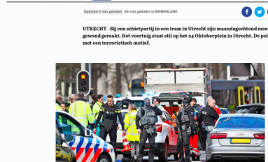 Olanda: uomo spara su passeggeri tram a Utrecht