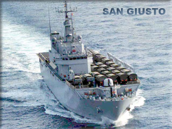 Nave San Giusto foto Marina militare