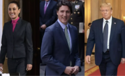 Trudeau, Trump y Sheinbaum, entre el comercio y la seguridad fronteriza